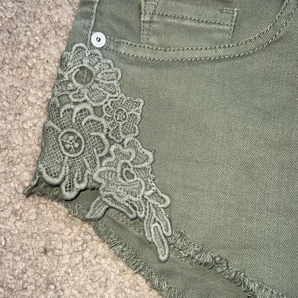 Target High Rise Jean Shorts - Picture 3 of 4